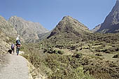 The Inca Trail towards the Dead Woman pass 